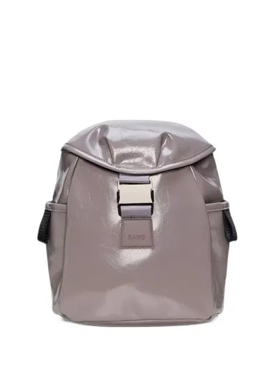 Rains Valera Buckle-fastening Drawstring Backpack In Pink