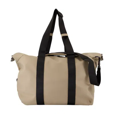 Rains Valera Weekend Bag Small W3 Travel Bag In Sand