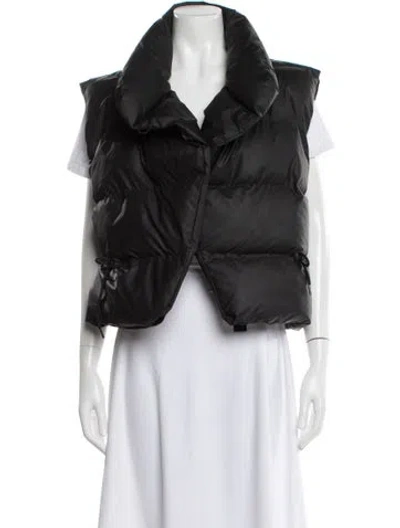 Pre-owned Rains Vest In Black