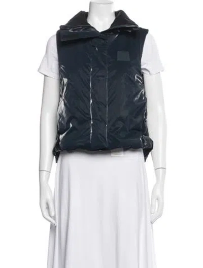 Pre-owned Rains Vest In Blue
