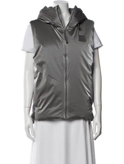 Pre-owned Rains Vest In Gray