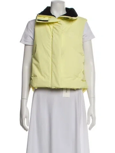 Pre-owned Rains Vest W/ Tags In Yellow