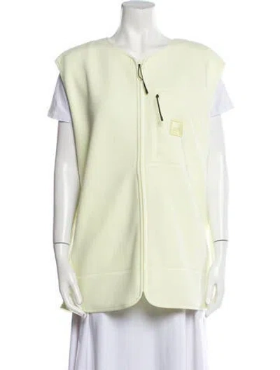 Pre-owned Rains Vest In Yellow