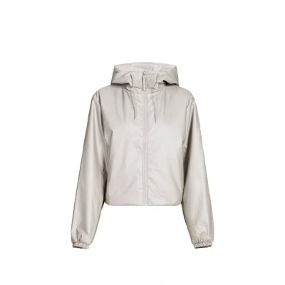 Rains Veste Matelassée À Capuche In Gray