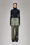 Rains Vision Rain Pants Wide In Green