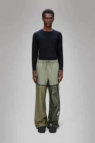 Rains Vision Rain Pants Wide In Green
