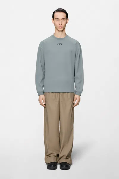 Rains Waffle Long Sleeve T-shirt Splash In Blue