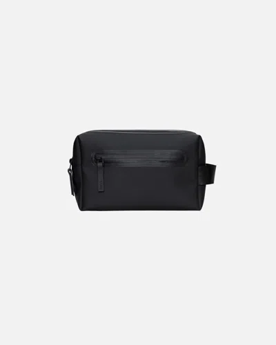Rains Wash Bag Zip In Black