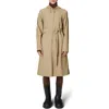 Rains A-line Longer With Jacket In Sand In Sand