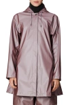 Rains A-line W Hooded Rubberised Jacket In Muse