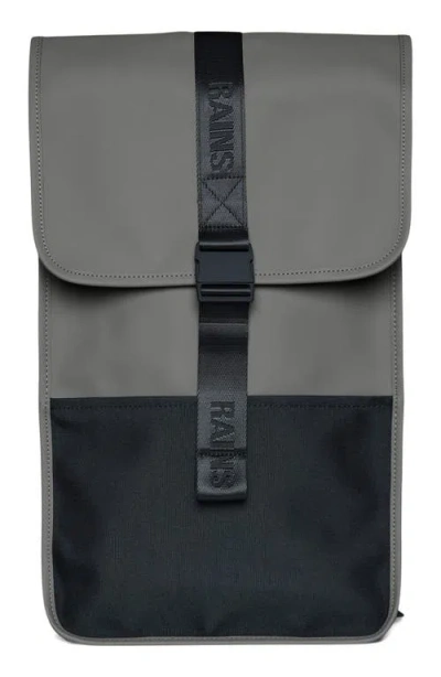 Rains Waterproof Backpack In Gray