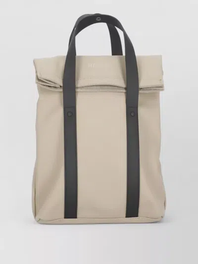 Rains Waterproof Backpack Two Top Handles Design In Neutral