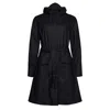 Rains Waterproof Curve W Jacket - Black In Black