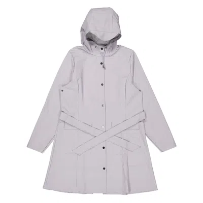 RAINS WATERPROOF CURVE W JACKET - FLINT