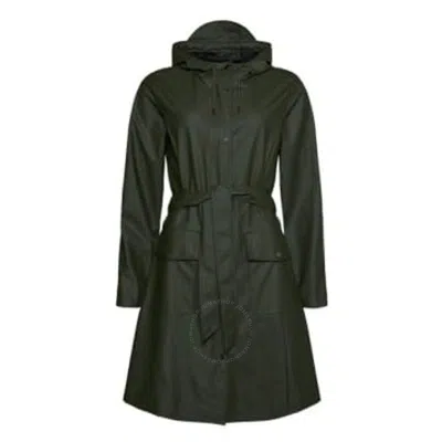 Rains Waterproof Curve W Jacket - Green