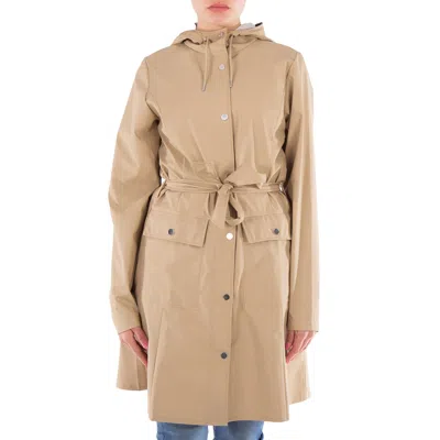 RAINS WATERPROOF CURVE W JACKET - SAND