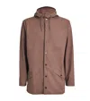 Rains Waterproof Fishtail Parka In Brown