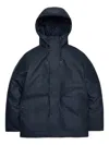 Rains Waterproof Hooded Jacket In Blue
