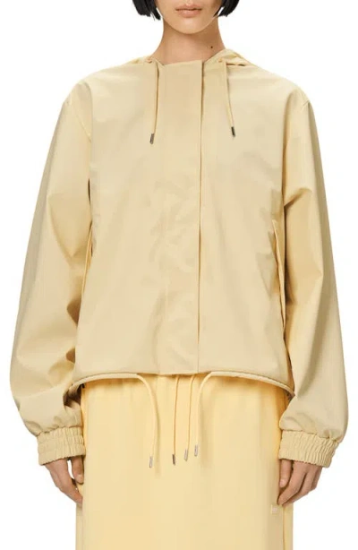 Rains Waterproof Hooded Rain Jacket In Gleam