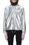 Rains Waterproof Hooded Rain Jacket In Mirror