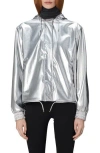 Rains Waterproof Hooded Rain Jacket In Mirror