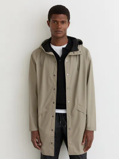 Rains Waterproof Long Rain Jacket In Multi