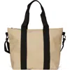 Rains Waterproof Mini Tote Bag In Neutral