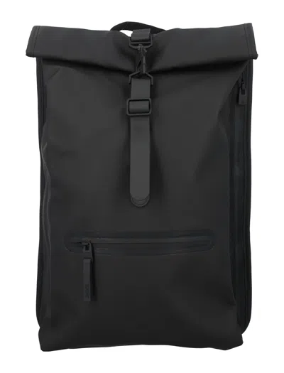 Rains Waterproof Rain Jacket In Nero