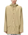 Rains Unisex Jacket In 24 Sand