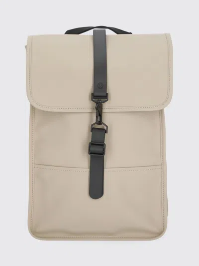 Rains Waterproof Rubberized Fabric Backpack In Neutral