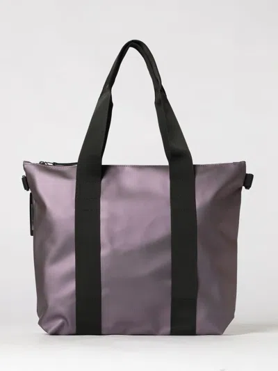 Rains Waterproof Tote Bag In Polyester In Purple