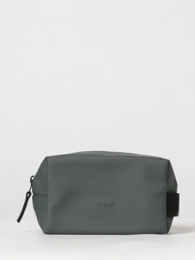 Rains Waterproof Travel Beauty Case With Zip And Side Handle In Gray