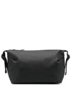 Rains Small Zipped Wash Bag In Black