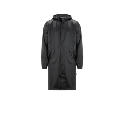Rains Waterproof Windbreaker Jacket In Black