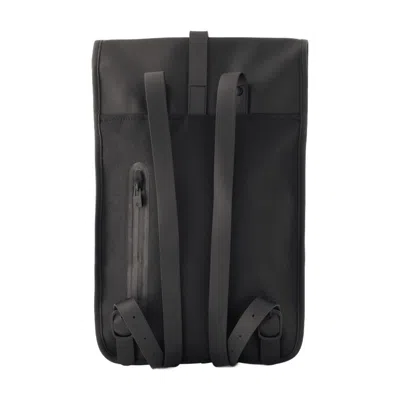 Rains Water-resistant Synthetic Mini Backpack In Black