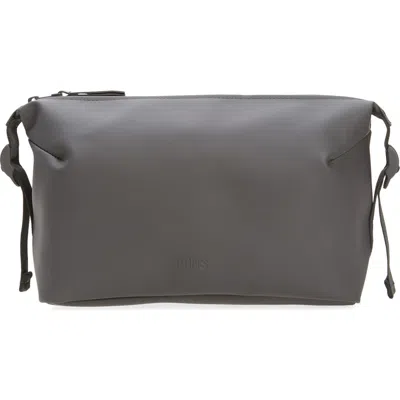 Rains Weekend Waterproof Toiletry Bag In Black