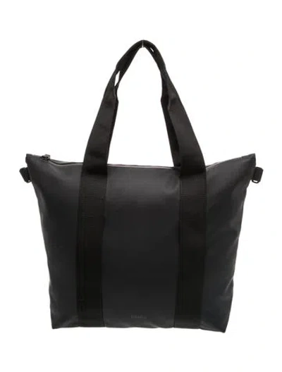 Pre-owned Rains Weekender Bag In Black