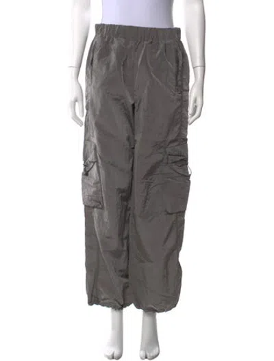 Pre-owned Rains Wide Leg Pants In Grey