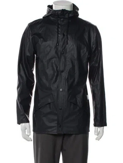 Pre-owned Rains Windbreaker In Blue