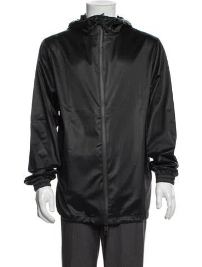 Pre-owned Rains Windbreaker In Gray