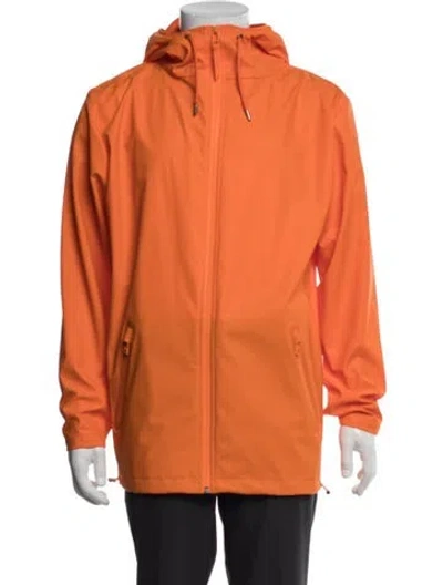 Pre-owned Rains Windbreaker In Orange