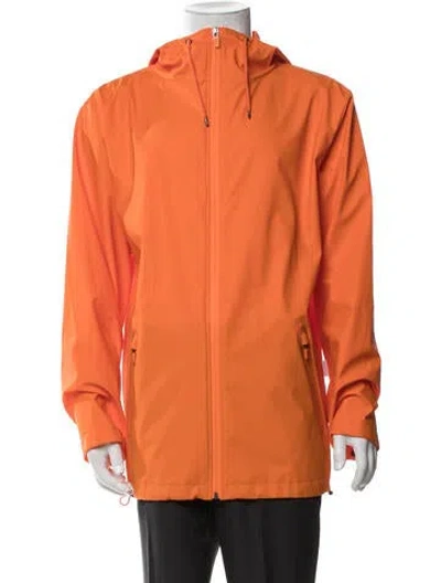 Pre-owned Rains Windbreaker In Orange