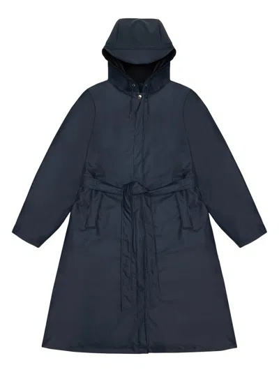 Rains Women's A-line Longer W Jacket In Blue
