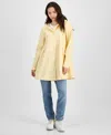 Rains Women's Hooded A-line Rain Jacket In Gleam