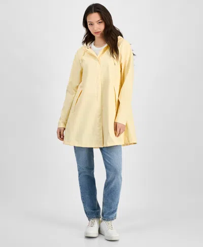 Rains Women's Hooded A-line Rain Jacket In Gleam