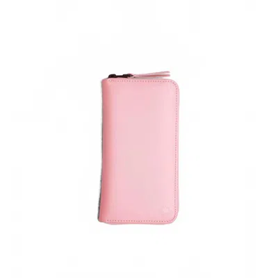 Rains Women's Long Zip Wallet In Pink Sky