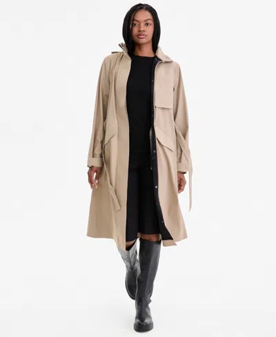 Rains Women's Suva Hardshell Belted Trench Coat In Multi
