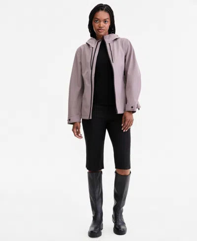 Rains Women's Suva Hooded Softshell Waterproof Jacket In Purple