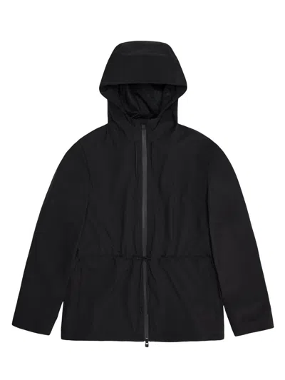 Rains Women's Suva Waterproof Hooded Jacket In Black