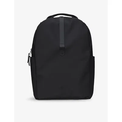 Rains Womens Black Clip Front Backpack